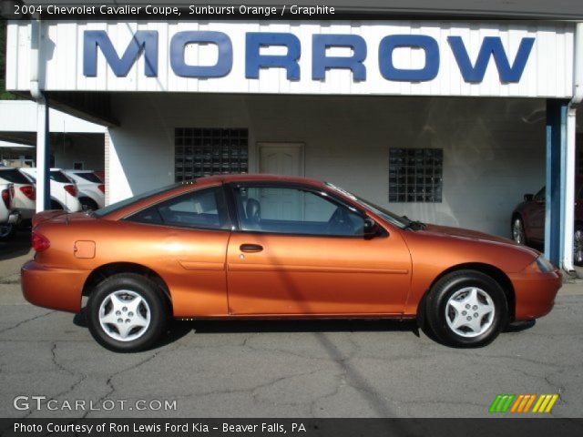 2004 Chevrolet Cavalier Coupe in Sunburst Orange