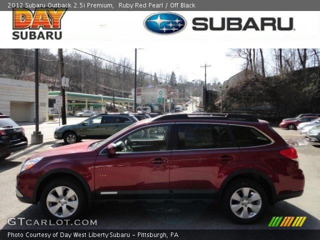 2012 Subaru Outback 2.5i Premium in Ruby Red Pearl