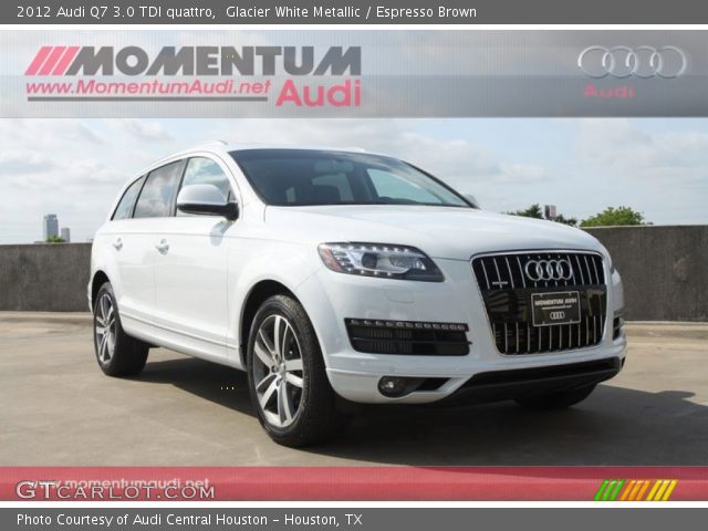 2012 Audi Q7 3.0 TDI quattro in Glacier White Metallic
