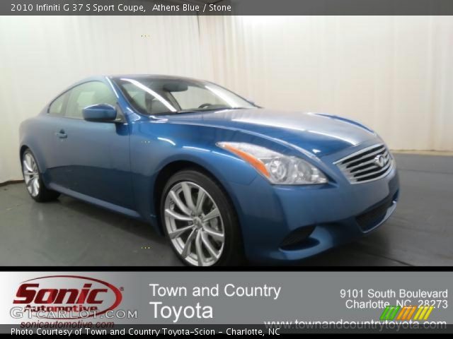 2010 Infiniti G 37 S Sport Coupe in Athens Blue
