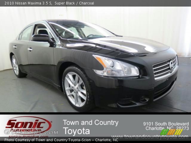 2010 Nissan Maxima 3.5 S in Super Black