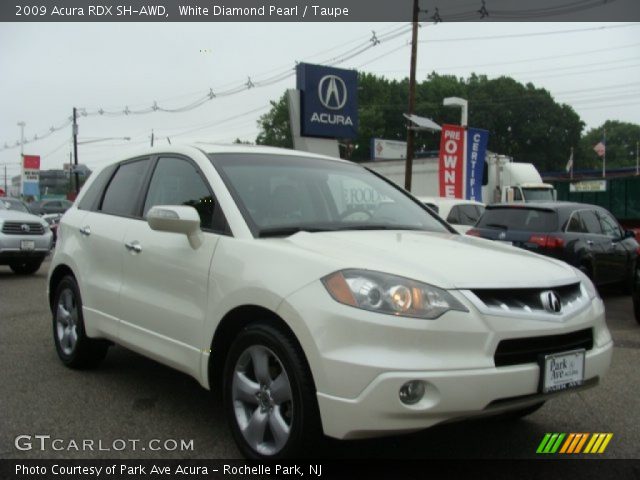 2009 Acura RDX SH-AWD in White Diamond Pearl