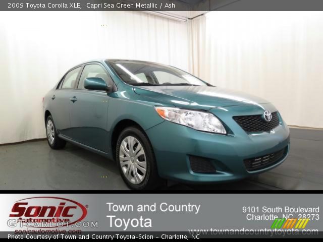 2009 Toyota Corolla XLE in Capri Sea Green Metallic