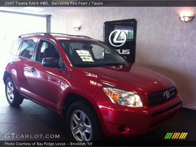 2007 Toyota RAV4 4WD in Barcelona Red Pearl