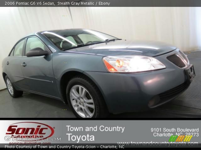 2006 Pontiac G6 V6 Sedan in Stealth Gray Metallic