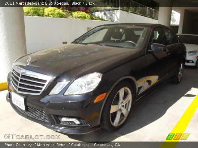 2011 Mercedes-Benz E 350 Sedan in Black