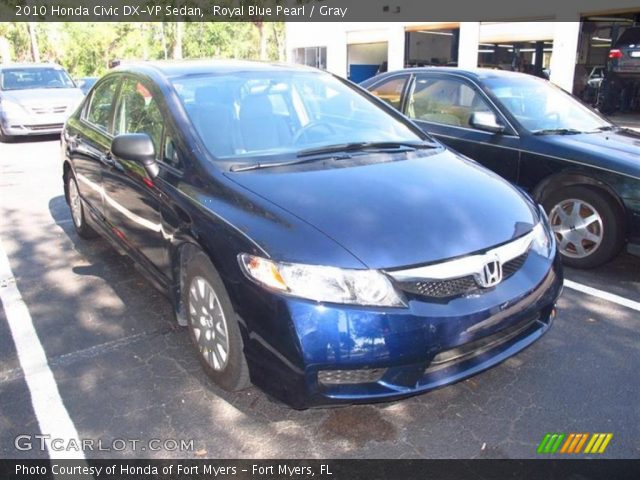 2010 Honda Civic DX-VP Sedan in Royal Blue Pearl