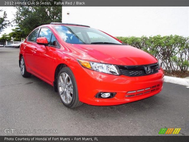 2012 Honda Civic Si Sedan in Rallye Red