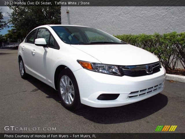 2012 Honda Civic EX Sedan in Taffeta White