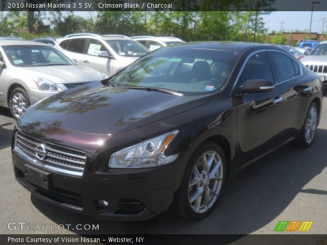 2010 Nissan Maxima 3.5 SV in Crimson Black