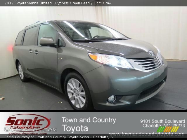2012 Toyota Sienna Limited in Cypress Green Pearl