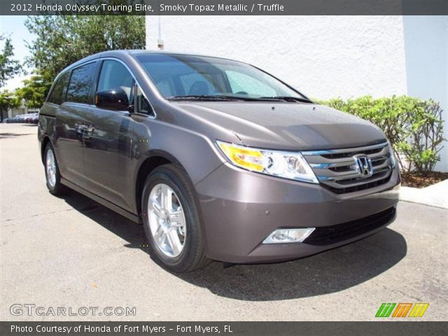 2012 Honda Odyssey Touring Elite in Smoky Topaz Metallic