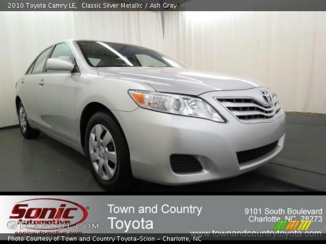 2010 Toyota Camry LE in Classic Silver Metallic