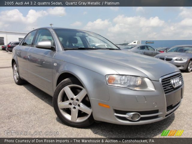 2005 Audi A4 3.2 quattro Sedan in Quartz Gray Metallic