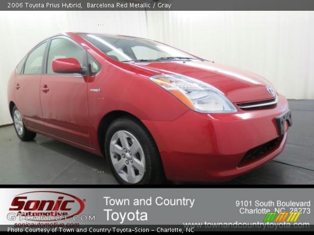 2006 Toyota Prius Hybrid in Barcelona Red Metallic