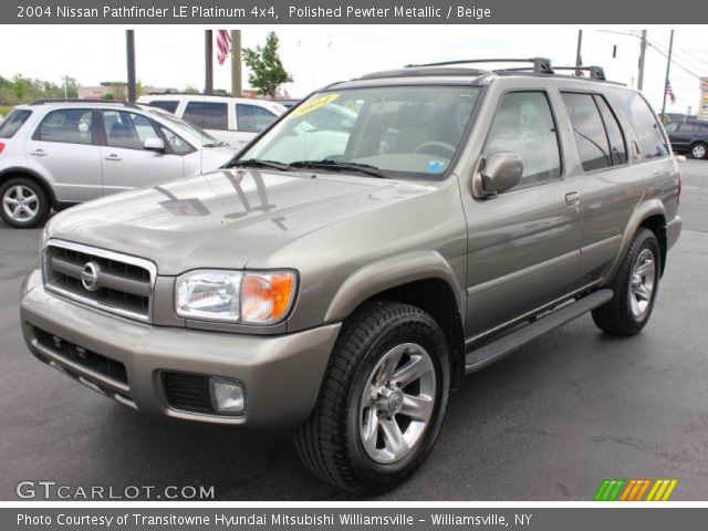 2004 Nissan Pathfinder LE Platinum 4x4 in Polished Pewter Metallic