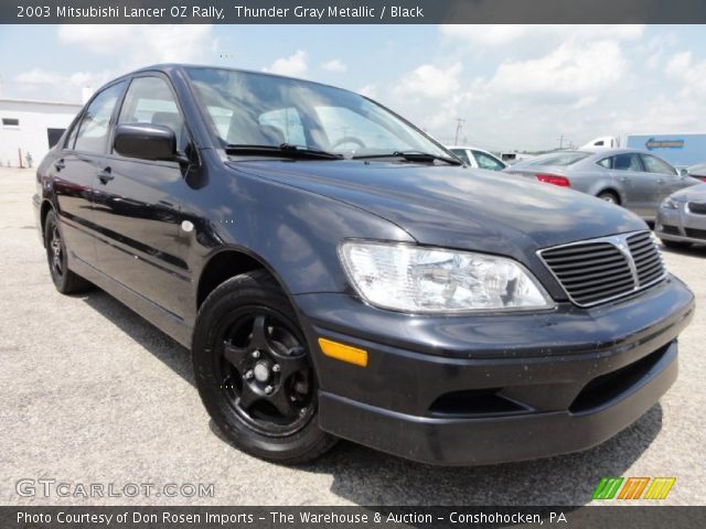 2003 Mitsubishi Lancer OZ Rally in Thunder Gray Metallic