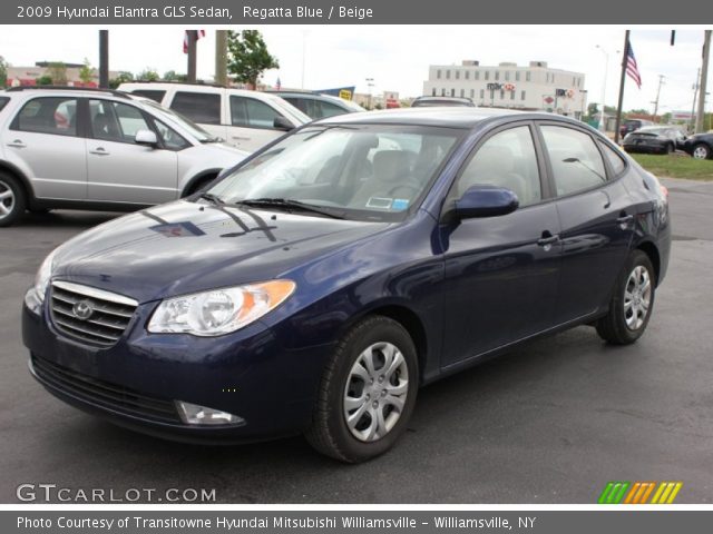 2009 Hyundai Elantra GLS Sedan in Regatta Blue