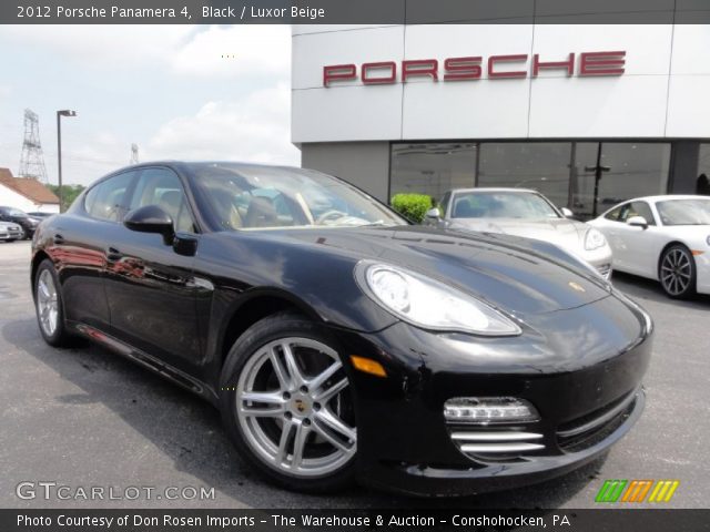 2012 Porsche Panamera 4 in Black