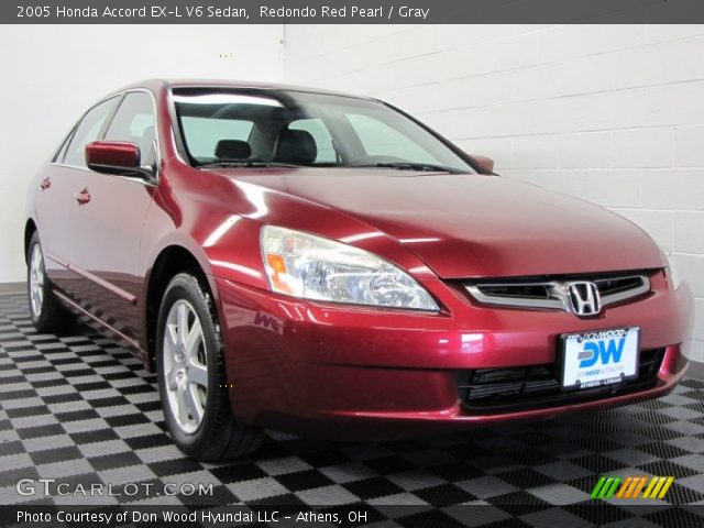 2005 Honda Accord EX-L V6 Sedan in Redondo Red Pearl