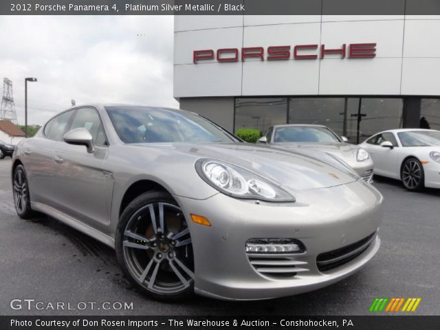2012 Porsche Panamera 4 in Platinum Silver Metallic