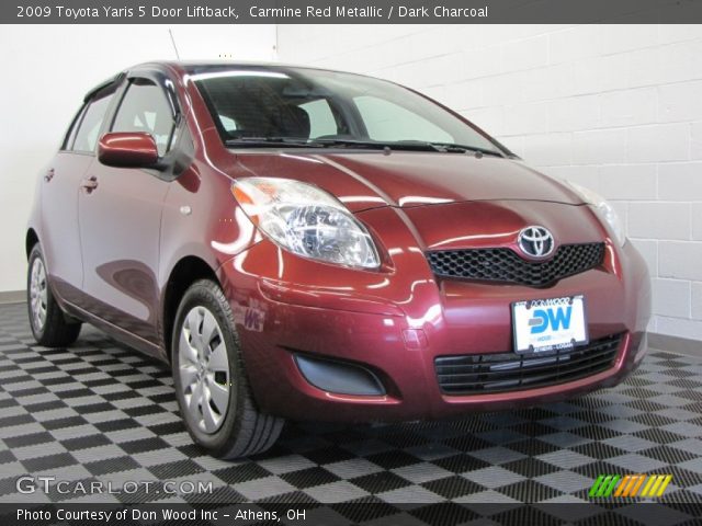 2009 Toyota Yaris 5 Door Liftback in Carmine Red Metallic