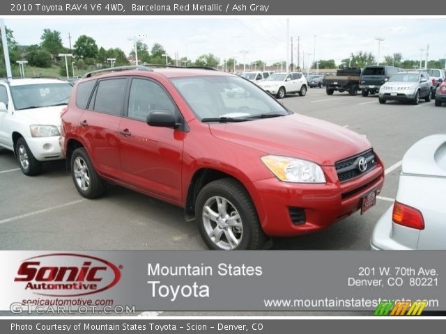 2010 Toyota RAV4 V6 4WD in Barcelona Red Metallic