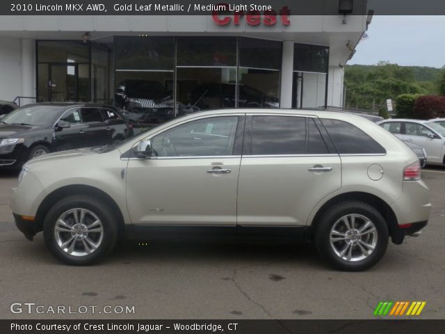 2010 Lincoln MKX AWD in Gold Leaf Metallic