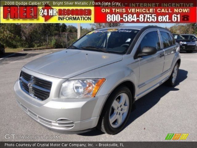2008 Dodge Caliber SXT in Bright Silver Metallic