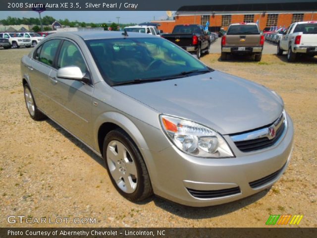 2008 Saturn Aura XE 3.5 in Silver Pearl