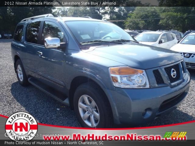 2012 Nissan Armada Platinum in Lakeshore Slate Blue