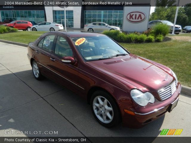 2004 Mercedes-Benz C 240 4Matic Sedan in Bordeaux Red Metallic