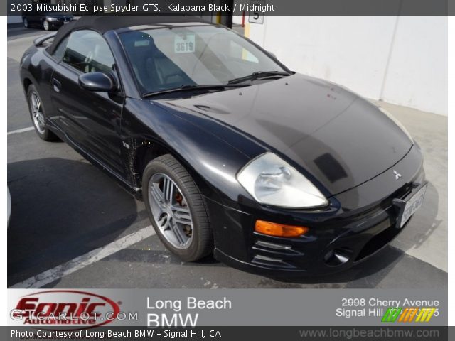 2003 Mitsubishi Eclipse Spyder GTS in Kalapana Black