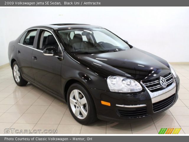 2009 Volkswagen Jetta SE Sedan in Black Uni