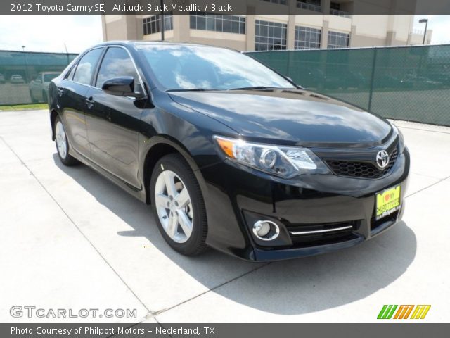 2012 Toyota Camry SE in Attitude Black Metallic