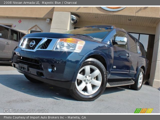 2008 Nissan Armada LE in Majestic Blue