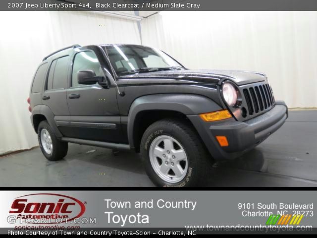 2007 Jeep Liberty Sport 4x4 in Black Clearcoat