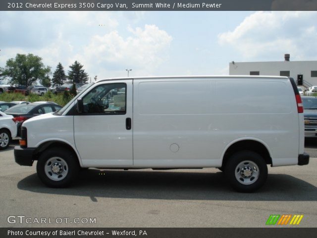 2012 Chevrolet Express 3500 Cargo Van in Summit White