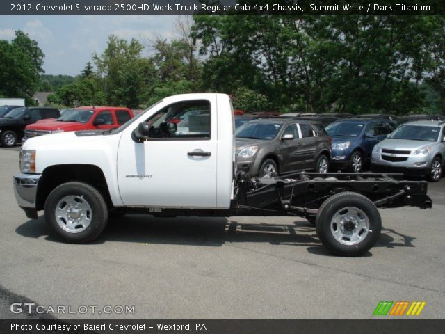 2012 Chevrolet Silverado 2500HD Work Truck Regular Cab 4x4 Chassis in Summit White