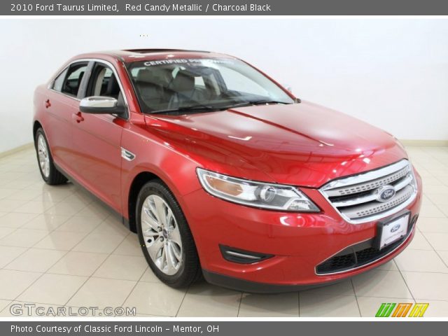 2010 Ford Taurus Limited in Red Candy Metallic