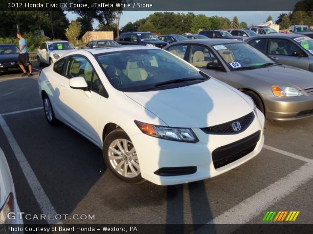 2012 Honda Civic EX Coupe in Taffeta White