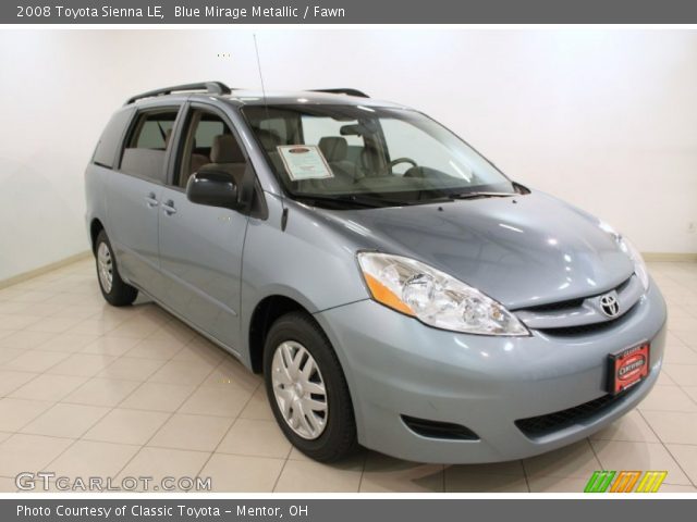 2008 Toyota Sienna LE in Blue Mirage Metallic
