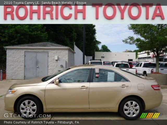 2010 Toyota Camry LE in Sandy Beach Metallic