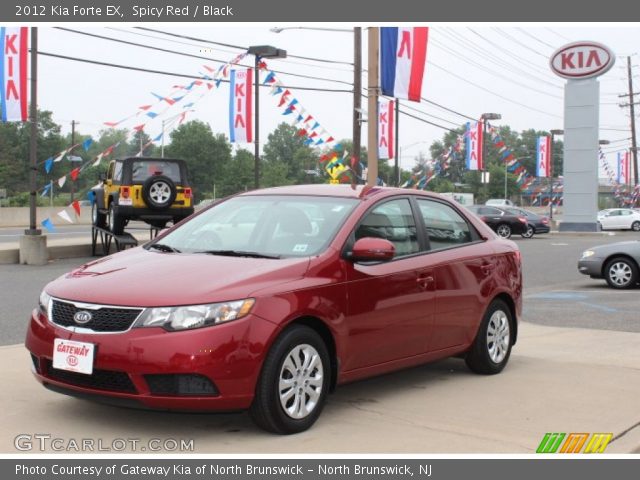 2012 Kia Forte EX in Spicy Red