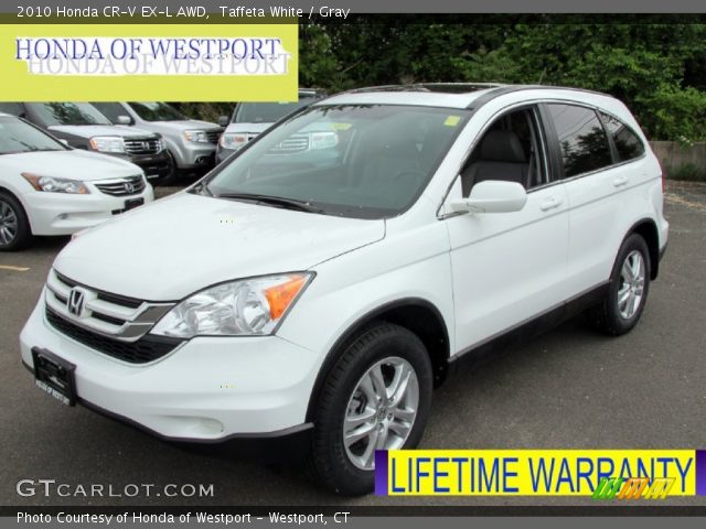 2010 Honda CR-V EX-L AWD in Taffeta White
