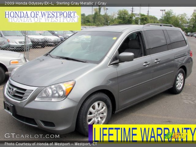 2009 Honda Odyssey EX-L in Sterling Gray Metallic