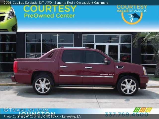 2008 Cadillac Escalade EXT AWD in Sonoma Red