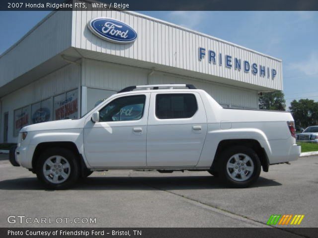 2007 Honda Ridgeline RTS in White