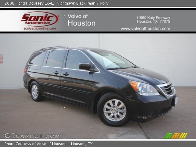 2008 Honda Odyssey EX-L in Nighthawk Black Pearl