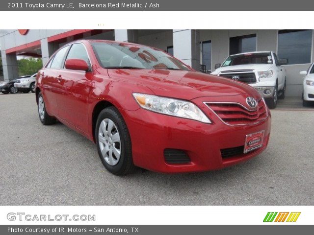 2011 Toyota Camry LE in Barcelona Red Metallic